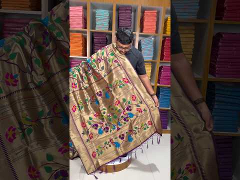 Pure Silk Kanchipuram Full Weaving Wedding Special Paithani Saree