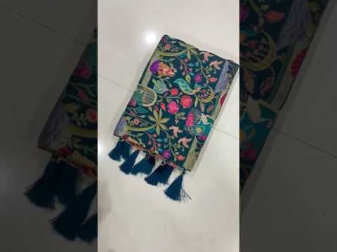 Pure Viscose Gajji Silk Pashmina Saree – Premium Silk Saree