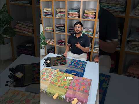 Soft Muga Cotton Pichwai Jamdani Saree