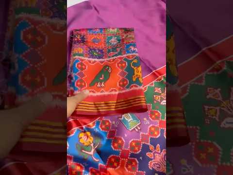 Handloom Silk Patola Trending designs & Lagadi Patta Saree