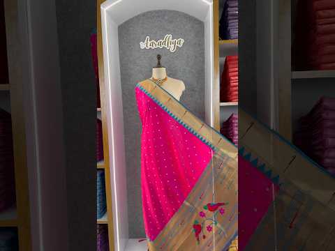 Pure Paithani Zari Border Parrot Motif Pallu Dupatta
