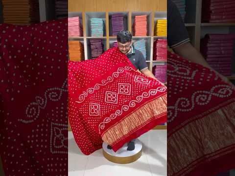 Ek Dani Bandhani With Pure Lagadi Patta Saree