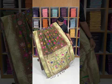 Janhvi Kapoor–Inspired Kanchivaram Paithani Silk Saree
