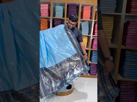 Traditional Paithani Kadiyal Border Saree