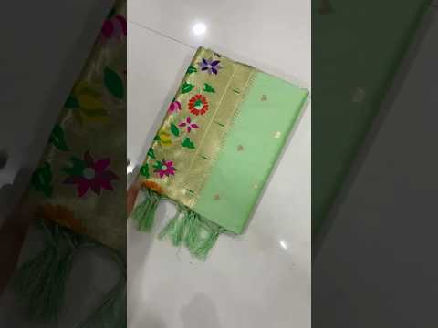 Multicolor Floral Meena Zari Pallu Paithani Saree