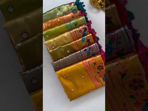 Tissue Silk Peacock Paithani Saree