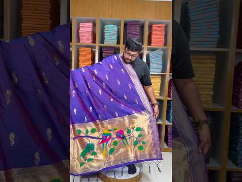 Pure Paithani Multicolor Parrot Weaving Motif Pallu Dupatta
