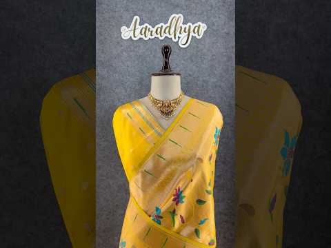 All Over Jaal Weaving Brocket Paithani Soft Silk Saree