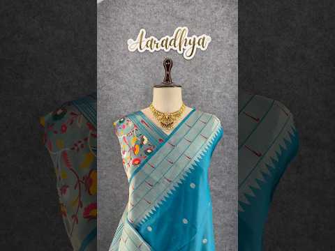 Akha Trij Meena Weaving Paithani Saree