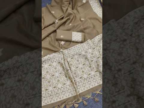 Premium Chanderi Cotton Traditional Jamdani Saree
