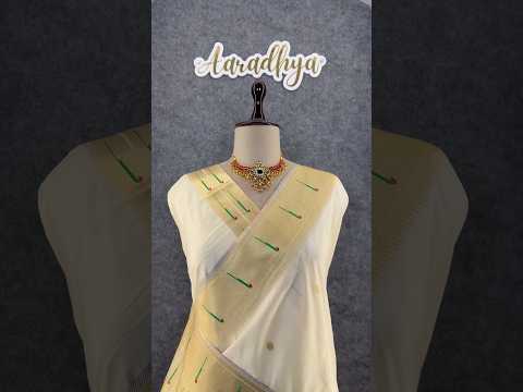 Kanchivaram Paithani Silk Big Parrot Zari Border Saree