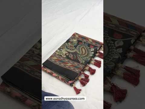 Soft Cotton Kalamkari Printed Saree