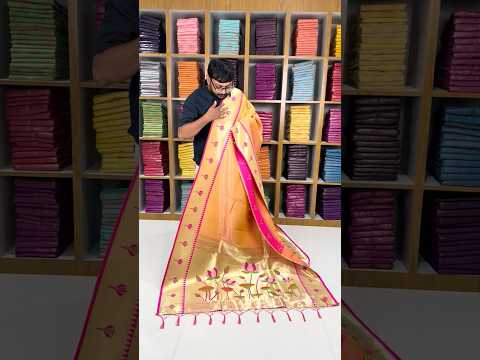 Soft Kanchipuram Tissue Silk Lotus Paithani Saree