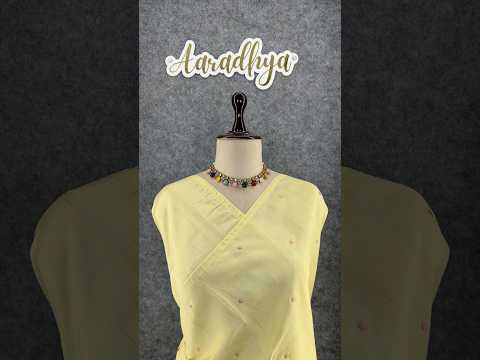 Pure Loom Tussar Silk Embroidery Work Saree