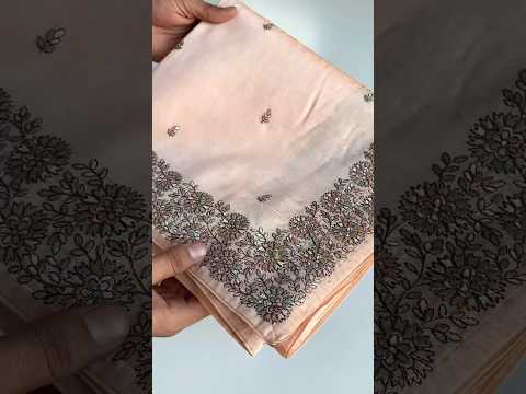 Designer Tussar Embroidered Saree