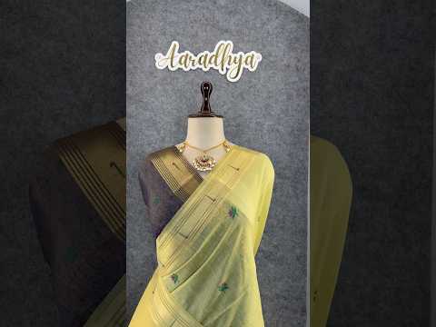 Soft Muga Cotton Paithani Saree
