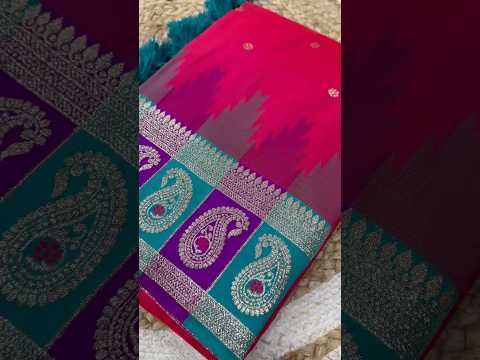 Soft Banarasi Silk Zari Weaving Saree