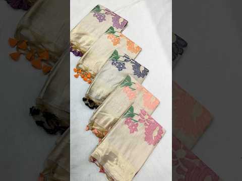 Soft Muga Silk Floral Saree
