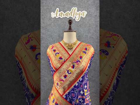 Traditional Kanchivaram Patola Paithani Silk Saree
