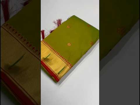 Soft Silk Meenakari Pallu & Zari Buttis Saree