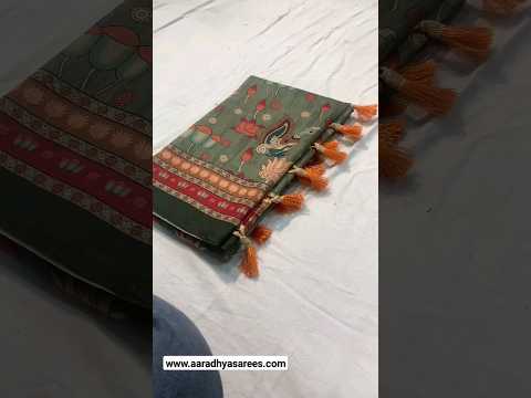 Malai Cotton Kalamkari Printed Saree