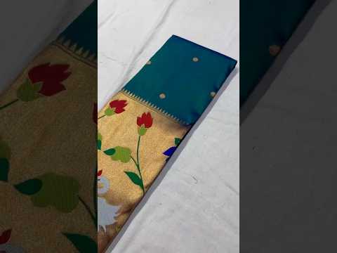 Half-Half Unique Paithani Silk Saree