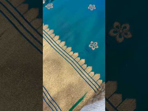 Paithani Silk Saree with Peacock Parrot Deer Meenakari Pallu