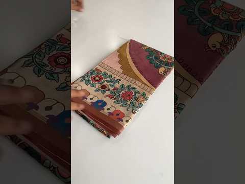 Soft Silk Kalamakari Fusion Printed Saree