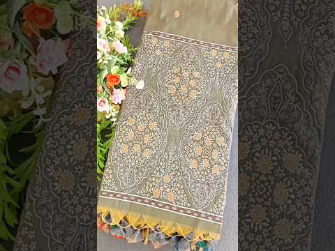 Soft Mul Cotton Pashmina Weaving Saree