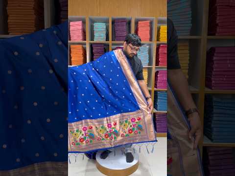 Pure Paithani Silk Weaving Zari Paithani Duppata