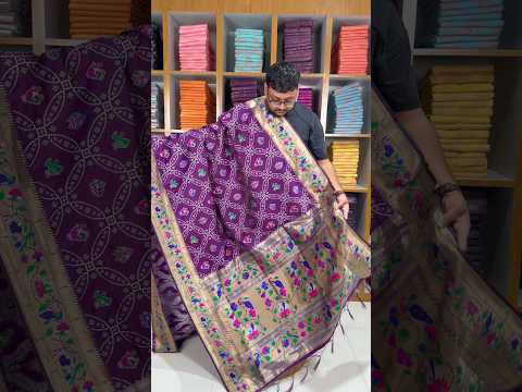 Bandhani Patola Silk Paithani Saree