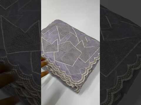 Crush Organza Designer Party Wear Saree