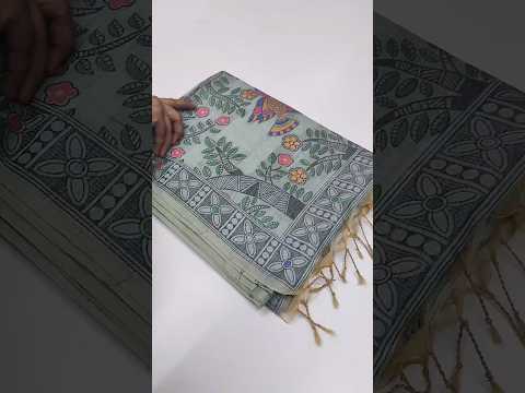 Madhubani Soft Muga Cotton Saree