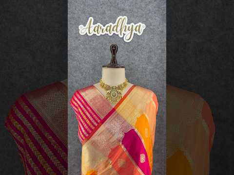Banarasi Satin Silk Colorful Saree