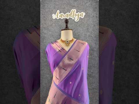 Kanchivaram Paithani Silk Big Parrot Zari Border Saree