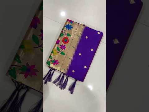 Multicolor Floral Meena Zari Pallu Paithani Saree