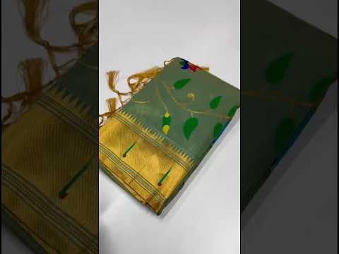 Bamboo Tissue Silk Half Half Paithani Saree