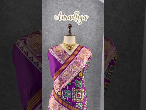 Premium Patola Weaving Phool Jaal Design Saree