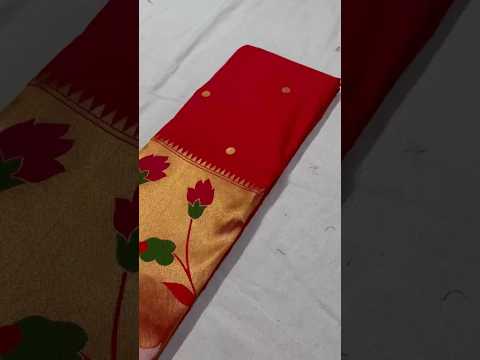 Half-Half Unique Paithani Silk Saree