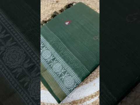 Soft Pure Muga Cotton Azrakh Style Pallu Saree