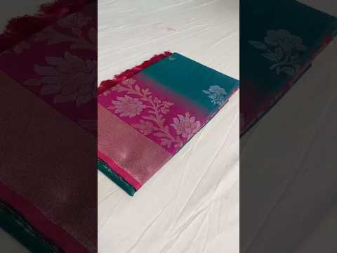 Dual Tone Contrast Pallu Designer Saree