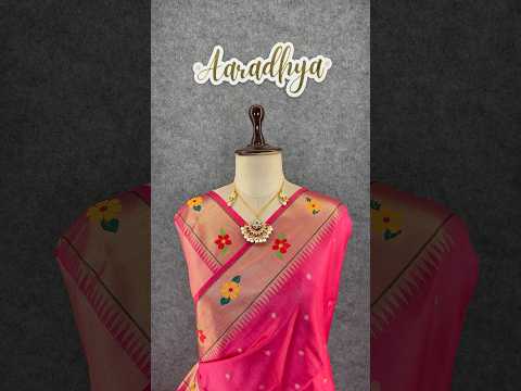 Phoolmala Paithani Soft Khadi Raw Silk Saree