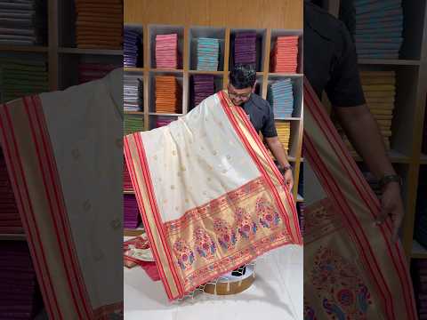Traditional Paithani Kadiyal Border Saree