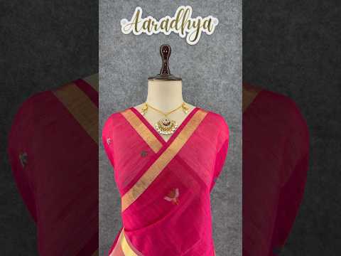 Premium Soft Pure Linen Silk Rajhans Saree