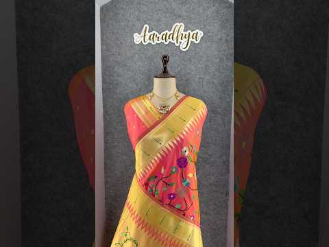 Janhvi Kapoor–Inspired Kanchivaram Paithani Silk Saree