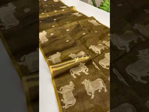 Heritage Art Edit – Pichwai Pattern Tissue Silk Saree