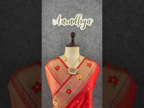 Phoolmala Paithani Soft Khadi Raw Silk Saree