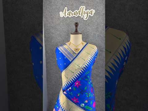 Janhvi Kapoor–Inspired Kanchivaram Paithani Silk Saree