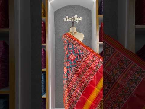 Patola Dupatta - Rajwadi Floral Soft Silk Patola Printed Dupatta