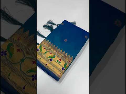Paithani Silk Meenakari Weaving Saree
